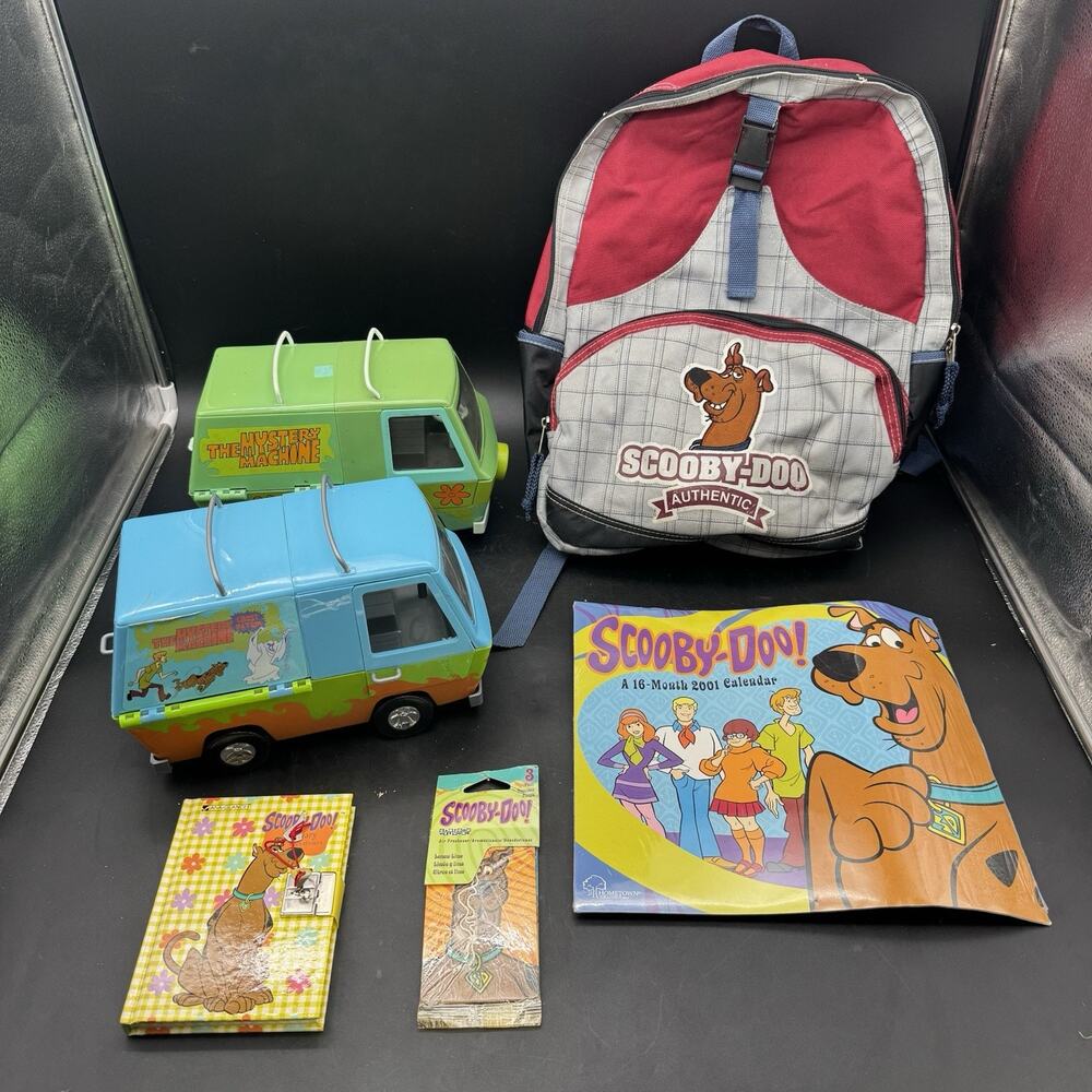 Vintage Scooby Doo Collection Hannah Barbara Cartoon Network Bag, Diary & More